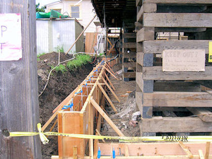 Concrete Foundation repair and installing Photo 3